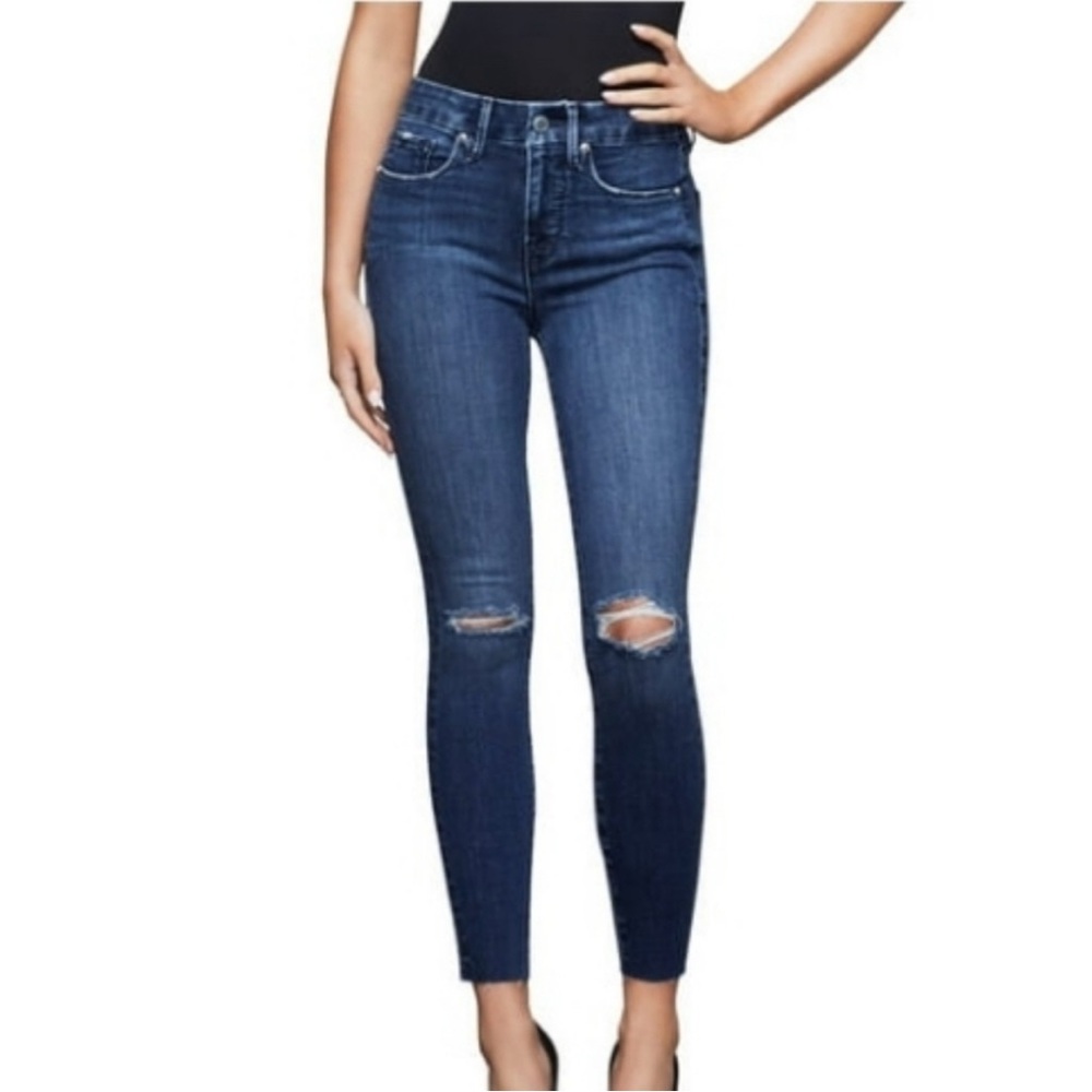 Good American Blue Denim Jeans Classic Fit